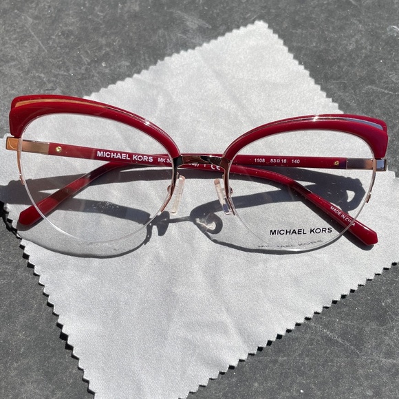 Michael Kors Eyeglasses - CAT EYE CLUBMASTER STYLE 53-18-140 - Picture 2 of 6